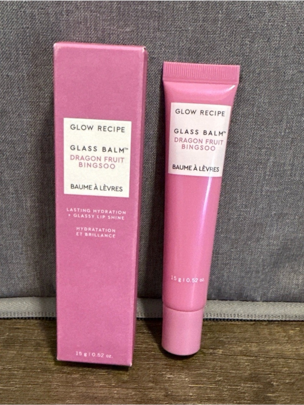 Glow Recipe Glass Balm in Dragon Fruit Bingsoo Lip Balm NIB 0.52 Fl Oz
